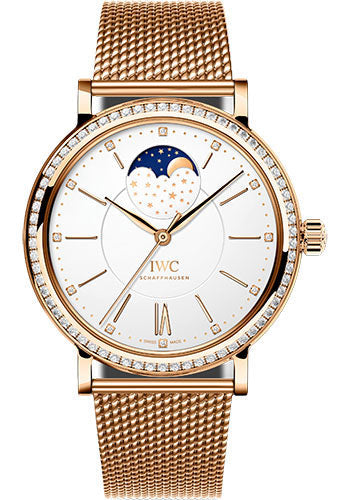 iwc-portofino-automatic-moon-phase-37-watch-37-0-mm-5n-gold-case-diamond-bezel-silver-dial-milanaise-mesh-5n-gold-bracelet-iw459010