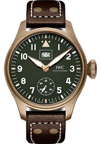 iwc-big-pilot-s-watch-big-date-spitfire-edition-mission-accomplished-bronze-case-green-dial-brown-calfskin-strap-limited-edition-of-500-iw510506