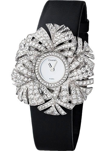 chanel-plume-de-chanel-jewelry-watch-plume-panache-motif-white-gold-case-black-satin-strap-j3545