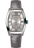 longines-evidenza-automatic-watch-26-00-x-30-6-mm-steel-case-champagne-roman-dial-grey-strap-l2-142-4-66-2
