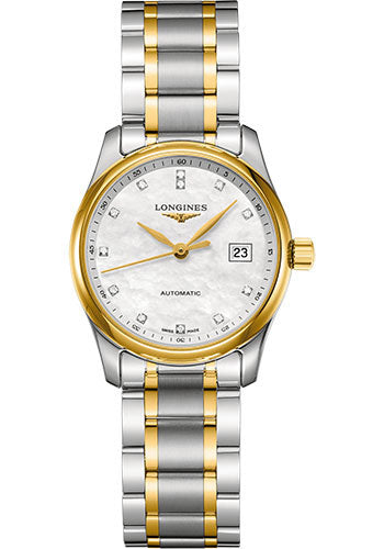 longines-master-collection-watch-29-mm-steel-and-yellow-gold-cap-200-case-white-mother-of-pearl-diamond-dial-bracelet-l2-257-5-87-7