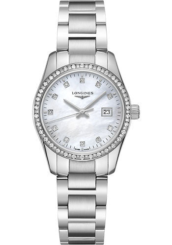 longines-conquest-classic-quartz-watch-29-5-mm-steel-diamond-case-white-mother-of-pearl-diamond-dial-bracelet-l2-286-0-87-6