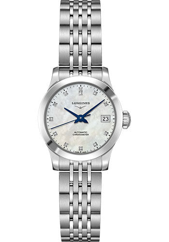 longines-record-collection-watch-26-mm-steel-case-white-mother-of-pearl-diamond-dial-bracelet-l2-320-4-87-6