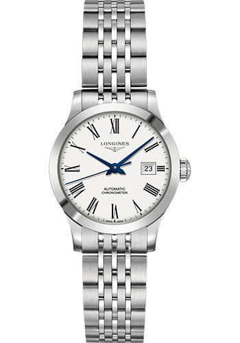longines-record-collection-watch-30-mm-steel-case-white-roman-dial-bracelet-l2-321-4-11-6