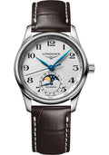 longines-master-collection-moon-phase-automatic-watch-34-mm-steel-case-silver-barleycorn-arabic-dial-brown-alligator-strap-l2-409-4-78-3