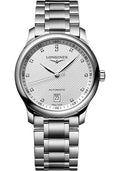 longines-master-collection-automatic-watch-38-5-mm-steel-case-silver-barleycorn-diamond-dial-bracelet-l2-628-4-77-6