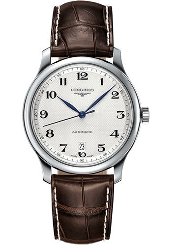longines-master-collection-watch-38-5-mm-steel-case-silver-barleycorn-arabic-dial-brown-alligator-strap-l2-628-4-78-3