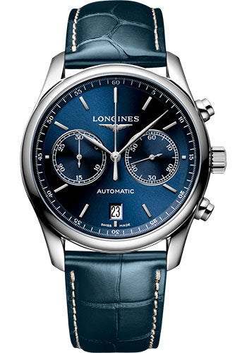 longines-master-collection-chronograph-small-seconds-automatic-watch-40-mm-steel-case-blue-dial-blue-alligator-strap-l2-629-4-92-0