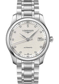longines-master-collection-watch-40-mm-steel-case-silver-barleycorn-diamond-dial-bracelet-l2-793-4-77-6