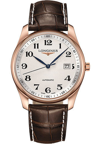 longines-master-collection-watch-40-mm-pink-gold-case-silver-barleycorn-arabic-dial-brown-alligator-strap-l2-793-8-78-3