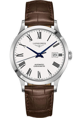 longines-record-collection-watch-40-mm-steel-case-white-roman-dial-brown-alligator-strap-l2-821-4-11-2