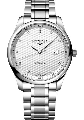 longines-master-collection-automatic-watch-42-mm-steel-case-silver-barleycorn-diamond-dial-bracelet-l2-893-4-77-6