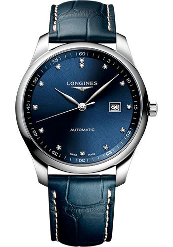longines-master-collection-automatic-watch-42-mm-steel-case-blue-diamond-dial-blue-alligator-leather-strap-l2-893-4-97-0