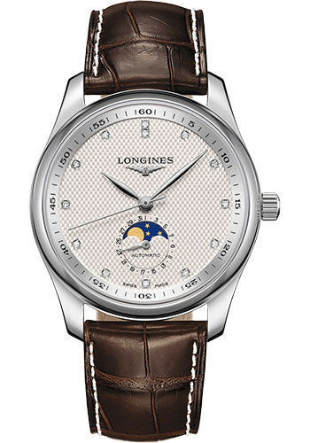 longines-master-collection-moon-phase-watch-40-mm-steel-case-silver-barleycorn-diamond-dial-brown-alligator-strap-l2-909-4-77-3