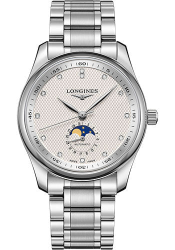 longines-master-collection-moon-phase-watch-40-mm-steel-case-silver-barleycorn-diamond-dial-bracelet-l2-909-4-77-6