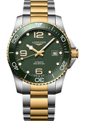 longines-hydroconquest-automatic-watch-41-mm-steel-and-ceramic-case-green-arabic-dial-steel-and-yellow-pvd-bracelet-l3-781-3-06-7
