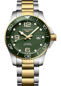 longines-hydroconquest-automatic-watch-43-mm-steel-and-ceramic-case-green-arabic-dial-steel-and-yellow-pvd-bracelet-l3-782-3-06-7