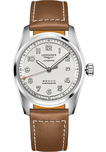 longines-spirit-automatic-watch-40-mm-steel-case-silver-arabic-dial-brown-leather-strap-l3-810-4-73-2