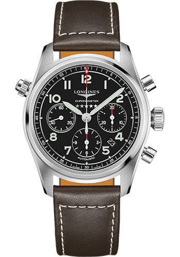 longines-spirit-chronograph-automatic-watch-42-mm-steel-case-black-arabic-dial-brown-leather-strap-l3-820-4-53-0