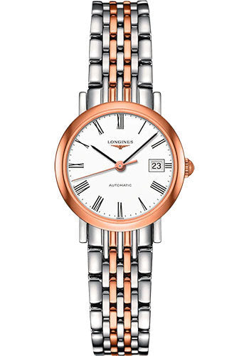 longines-elegant-collection-automatic-watch-25-5-mm-steel-and-pink-gold-case-white-roman-dial-steel-and-pink-gold-cap-200-bracelet-l4-309-5-11-7