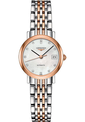 longines-elegant-collection-watch-25-5-mm-steel-and-18k-pink-gold-cap-200-case-white-mother-of-pearl-diamond-dial-bracelet-l4-309-5-87-7