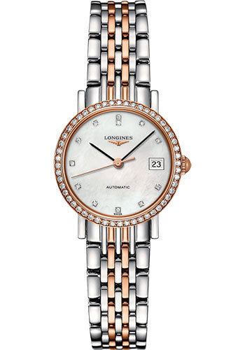 longines-elegant-collection-watch-25-5-mm-steel-and-18k-pink-gold-diamond-case-white-mother-of-pearl-diamond-dial-steel-and-18k-pink-gold-cap-200-bracelet-l4-309-5-88-7
