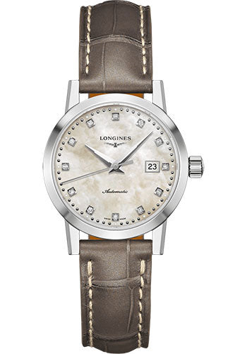 longines-1832-watch-30-mm-steel-case-beige-mother-of-pearl-diamond-dial-beige-alligator-strap-l4-325-4-87-2
