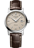 longines-1832-automatic-watch-30-mm-steel-case-beige-dial-brown-strap-l4-325-4-92-2