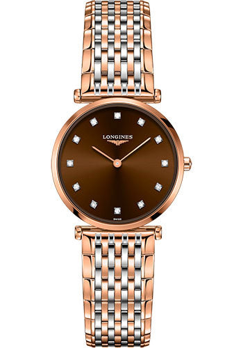longines-la-grande-classique-de-longines-quartz-watch-29-mm-red-pvd-case-brown-diamond-dial-steel-and-red-pvd-bracelet-l4-512-1-67-7