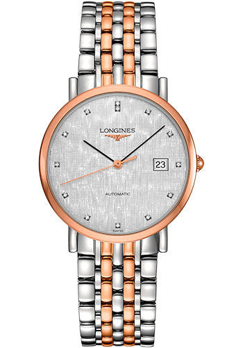 longines-elegant-collection-automatic-watch-37-mm-steel-and-pink-gold-case-striped-silver-diamond-dial-steel-and-pink-gold-cap-200-bracelet-l4-810-5-77-7