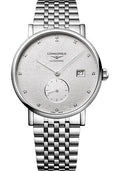 longines-elegant-collection-small-seconds-automatic-watch-39-mm-steel-case-striped-silver-diamond-dial-bracelet-l4-812-4-77-6