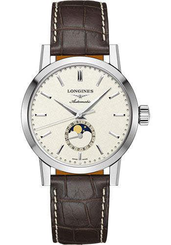 longines-1832-moon-phase-watch-40-mm-steel-case-beige-dial-brown-alligator-strap-l4-826-4-92-2