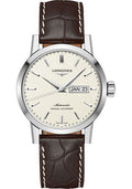 longines-1832-annual-calendar-watch-40-mm-steel-case-beige-dial-brown-alligator-strap-l4-827-4-92-2