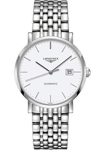 longines-elegant-collection-watch-39-mm-steel-case-white-dial-bracelet-l4-910-4-12-6
