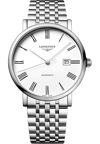 longines-elegant-collection-automatic-watch-41-mm-steel-case-white-roman-dial-bracelet-l4-911-4-11-6