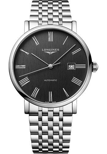 longines-elegant-collection-automatic-watch-41-mm-steel-case-anthracite-roman-dial-bracelet-l4-911-4-71-6
