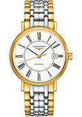 longines-przsence-automatic-watch-40-mm-steel-and-yellow-pvd-case-white-roman-dial-bracelet-l4-922-2-11-7