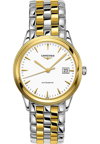 longines-flagship-watch-38-5-mm-steel-and-yellow-pvd-case-white-dial-bracelet-l4-974-3-22-7