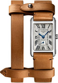 longines-dolcevita-x-yvy-small-seconds-quartz-watch-20-80-x-32-mm-steel-case-silver-flinquz-roman-dial-brown-strap-l5-255-4-71-b