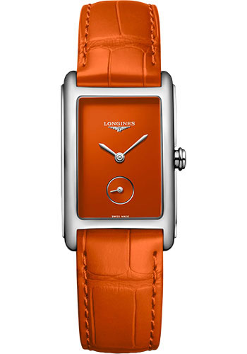 longines-dolcevita-small-seconds-quartz-watch-23-30-x-37-mm-steel-case-orange-dial-orange-strap-l5-512-4-92-2