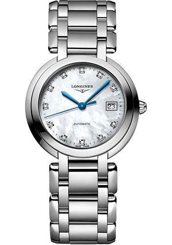 longines-primaluna-automatic-watch-30-mm-steel-case-white-mother-of-pearl-diamond-dial-bracelet-l8-113-4-87-6