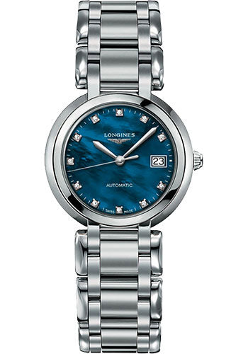 longines-primaluna-automatic-watch-30-mm-steel-case-blue-mother-of-pearl-diamond-dial-bracelet-l8-113-4-98-6