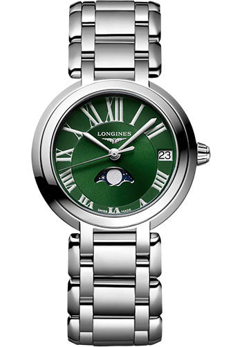 longines-primaluna-moon-phase-quartz-watch-30-5-mm-steel-case-green-roman-dial-bracelet-l8-115-4-61-6