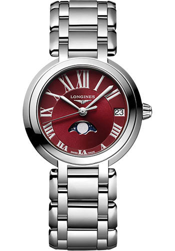 longines-primaluna-moon-phase-quartz-watch-30-5-mm-steel-case-bordeaux-roman-dial-bracelet-l8-115-4-92-6