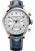 baume-mercier-capeland-automatic-watch-chronograph-44-mm-steel-case-silver-dial-blue-alligator-strap