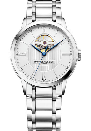 baume-mercier-classima-automatic-watch-open-balance-40-mm-steel-case-silver-dial-steel-bracelet