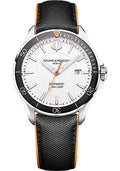 baume-mercier-clifton-club-automatic-watch-date-display-42-mm-steel-case-white-dial