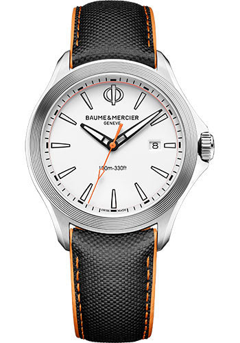 baume-mercier-clifton-club-quartz-watch-date-display-42-mm-steel-case-white-dial