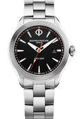 baume-mercier-clifton-club-quartz-watch-date-display-42-mm-steel-case-black-dial-steel-bracelet