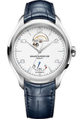 baume-mercier-clifton-automatic-watch-open-balance-43-mm-steel-case-white-dial-blue-alligator-strap